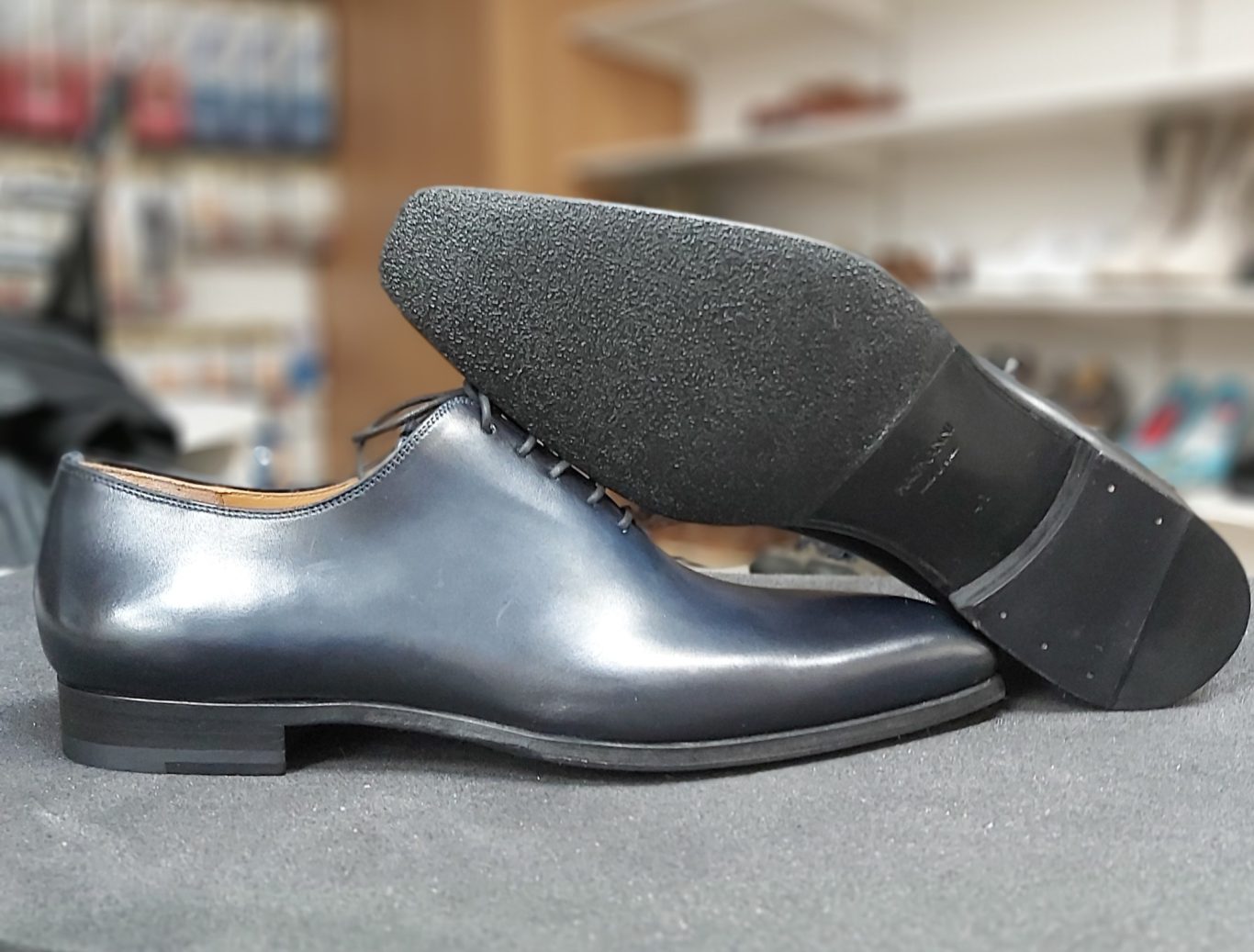 heren schoenen met rubber beschermzolen